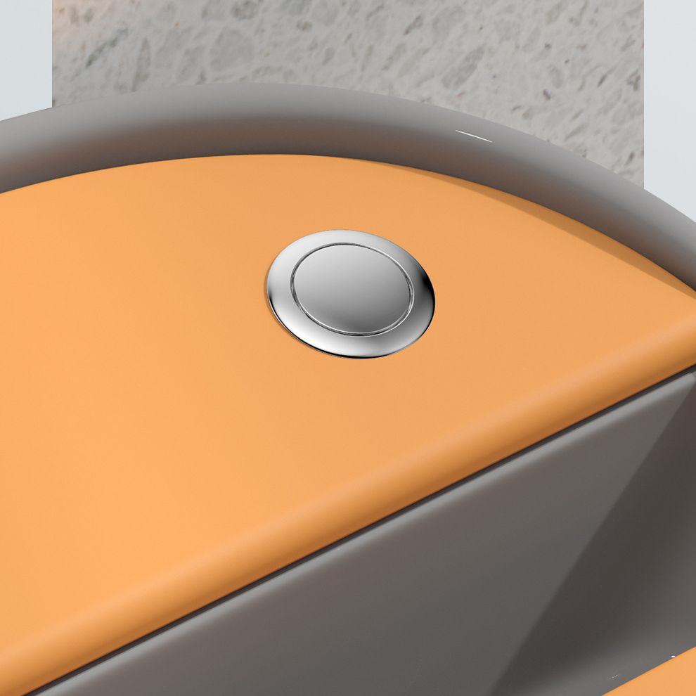 Concealed Tank Flush Toilet Floor Mount One-Piece Toilet with Slow Close Seat