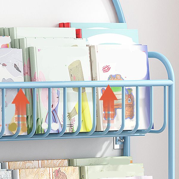 Libreria chiusa a parete montata in stile scandinavo per la sala da studio dell'ufficio