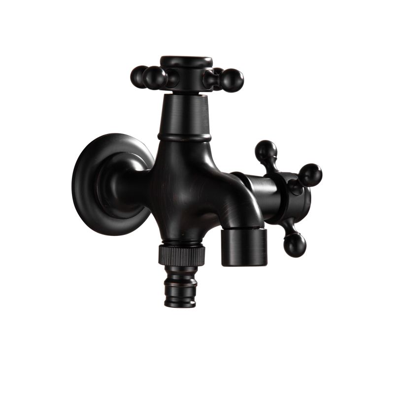 Widespread Bathroom Sink Faucet Wall Mounted Cross Handle Faucet