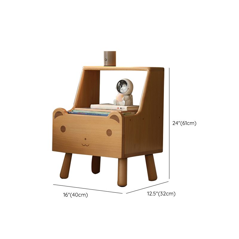 Modern Wood No Theme Lovely Kids Bedside Table Drawers Included
