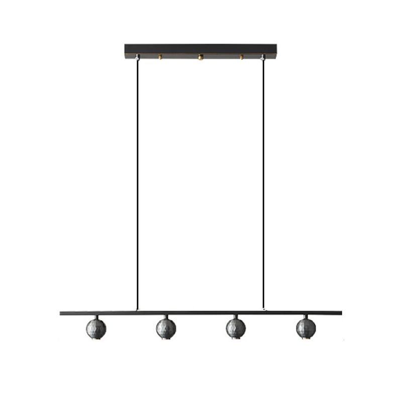 Minimalism Island Light Fixture Peas Hanging Lamp with Metal for Dining Room