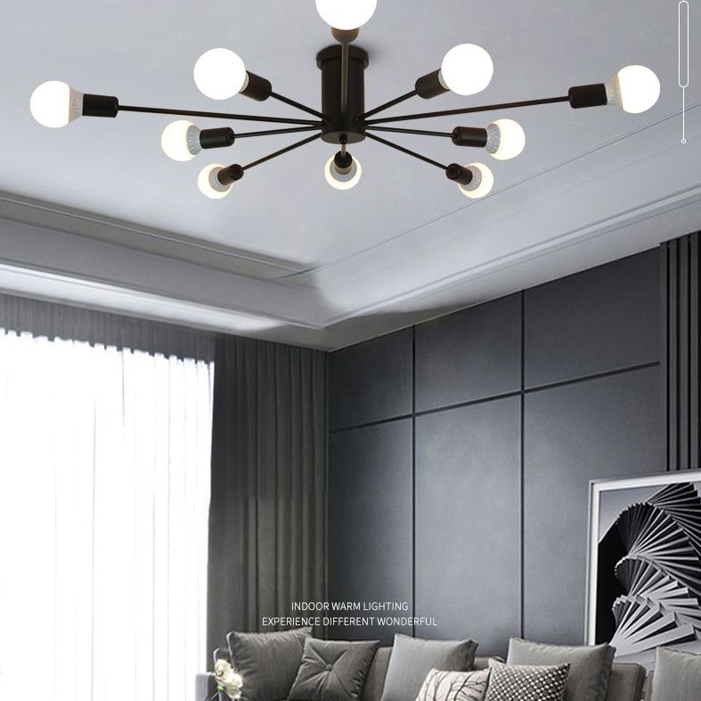 Faculteur de plafond en métal créatif de style nordique