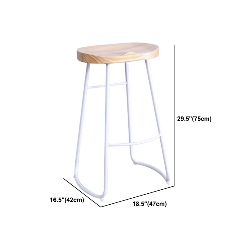 Modern Rectangular Pub Table Set 1/3 Pieces Wooden Counter Table with Backless Stools