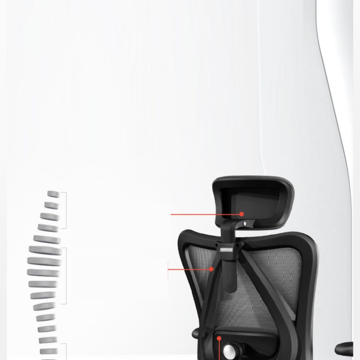 High Back Office Chair With Sponge Seat Fixed/Adjustable Arm Office Chair