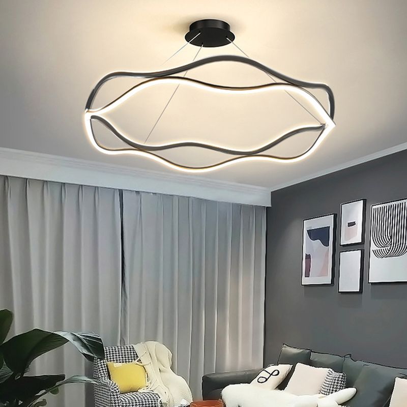 Weaving Wohnzimmer Kronleuchter Lampe Metall Einfachheitstil Kronleuchter Beleuchtung