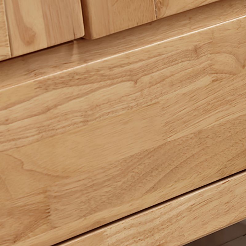 76.77" Tall Wood 1 - Drawer Accent Chest 2 Door Accent Cabinet