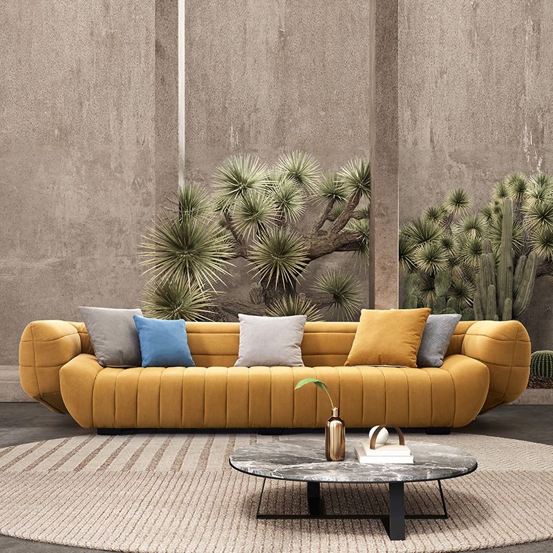 Tuxedo Arm Sofa Modern Style 3/4/5-seater Sofa with 5 Pillows