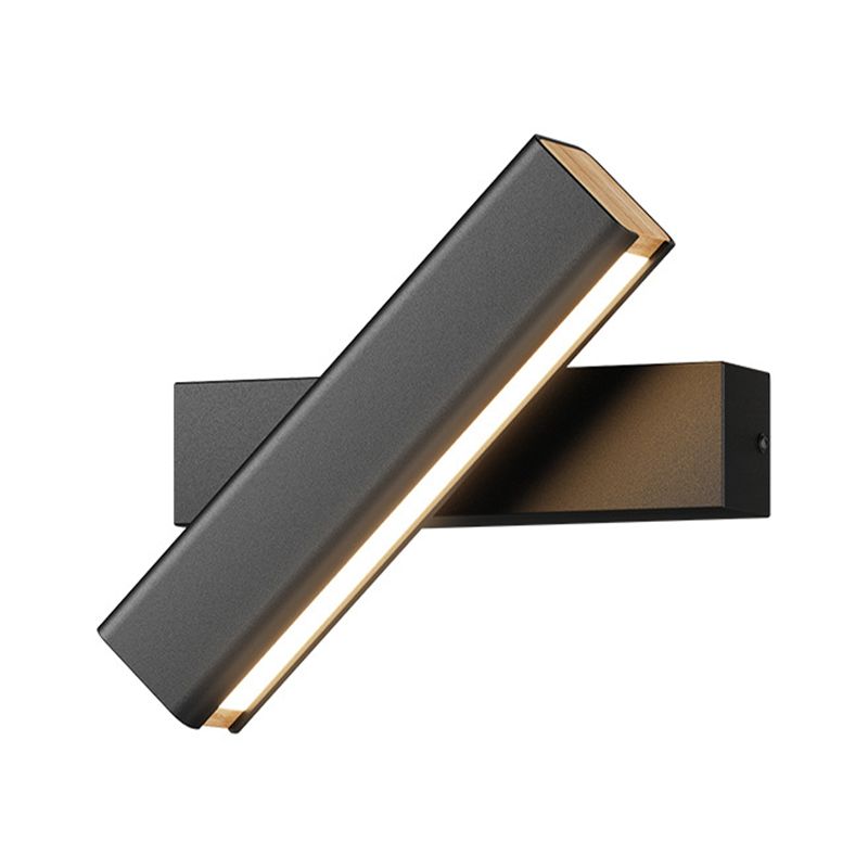 Single Modern White/Black Wall Mounted Sconce LED Wall Light for Bedroom