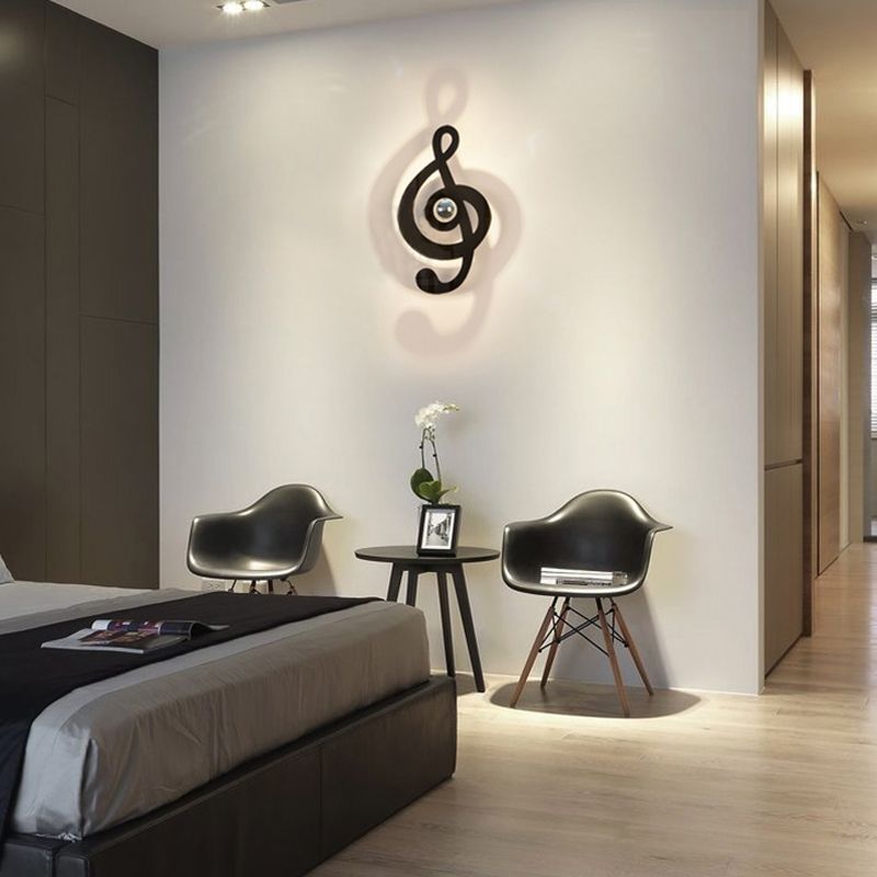 Forma da cartone animato in metallo Light One Light Modern Style Wall Sconce per Study Room