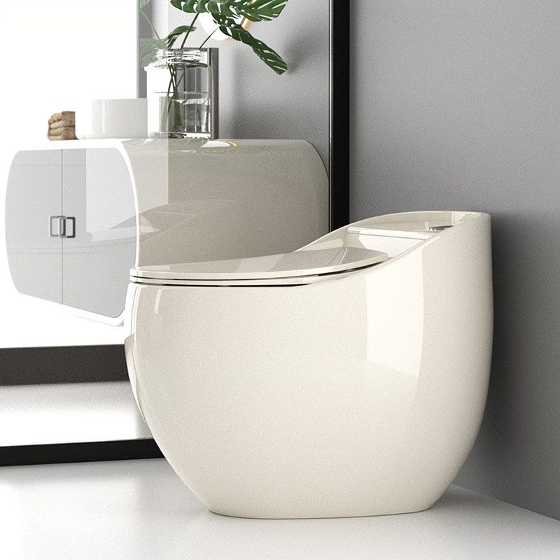 Round Siphon Type Household Toilet Small Apartment Large-caliber Silent Toilet