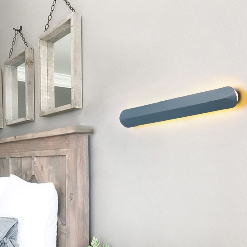 1 Light Linear Wall Mount Light Modern Metal Wall Mount Light Fixture