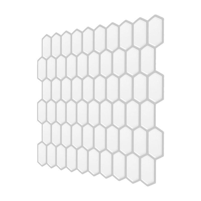 Modern Waterproof Backsplash Tile Smooth Peel and Stick Single Tile for Kitchen