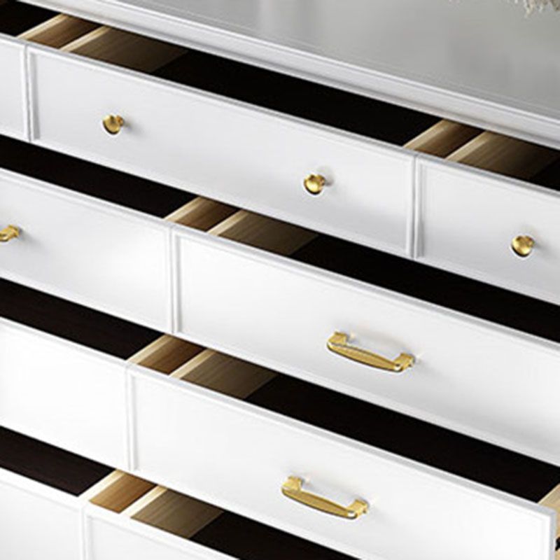 17.55-inch W Classic Glam Storage Chest Solid Wood Dresser with 5/7/9 Drawers