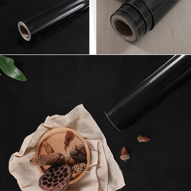 Self Sticking Repurposed Wood Wallpaper Roll Industrial Vinyl Wall Decor, 16.5' L x 23.5" W