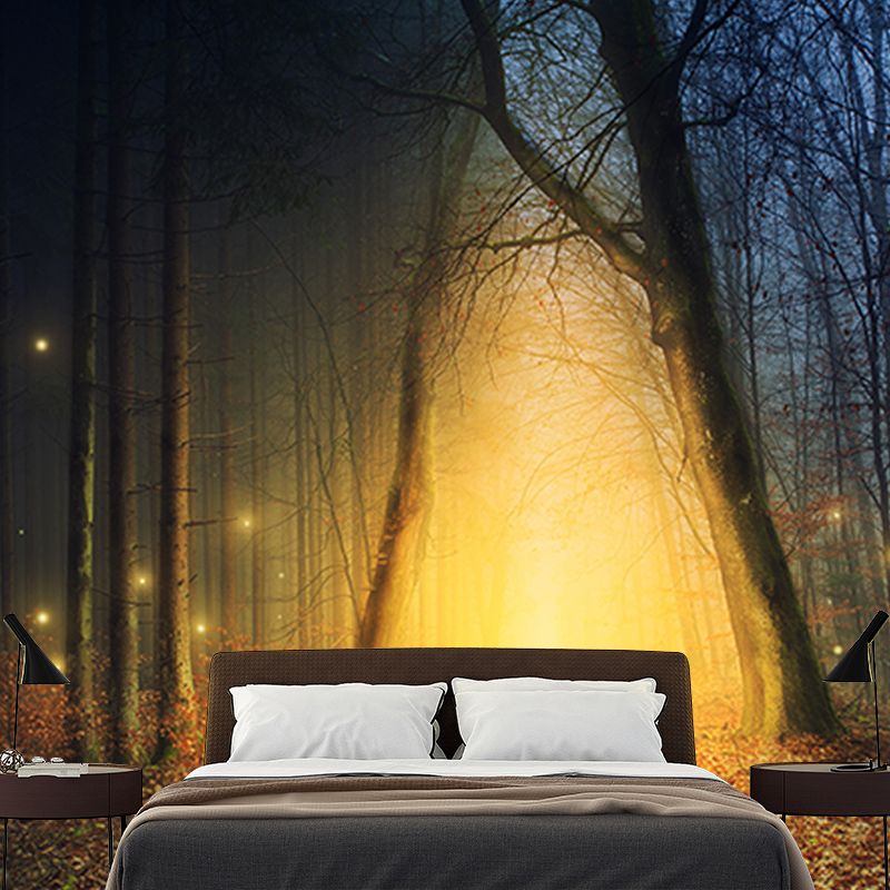 Forest Mural Wallpaper for Sitting Room Bedroom Decor, Moisture Resistant