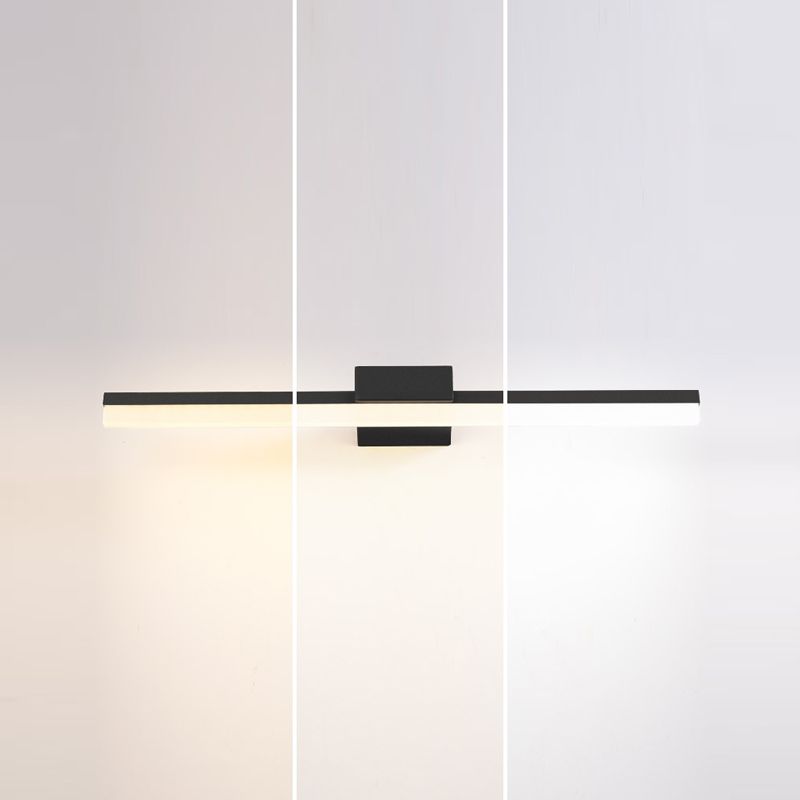 Straight Metal Wall Mounted Light Fixture Nordic LED Wall Light Fixture