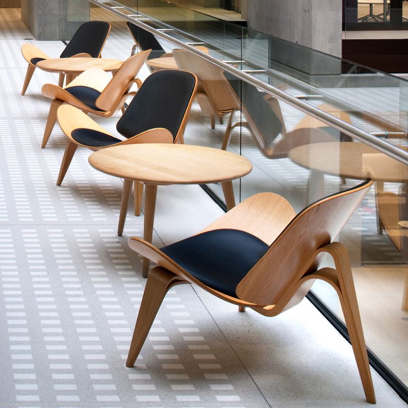 35.82" L x 32.28" W x 29.33" H Armless Side Chair Solid Wood Frame Accent Chair