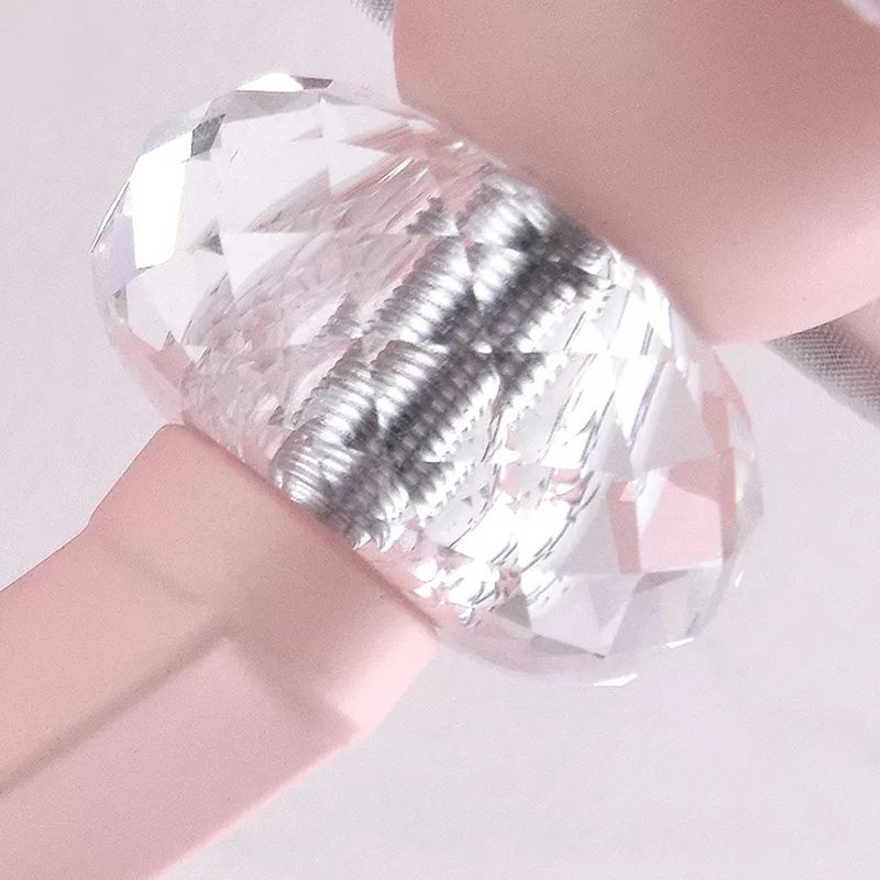 Fabric Fold Tapered Wall Lamp with Clear Crystal Girls Bedroom Kids Sconce Light in Pink Finish