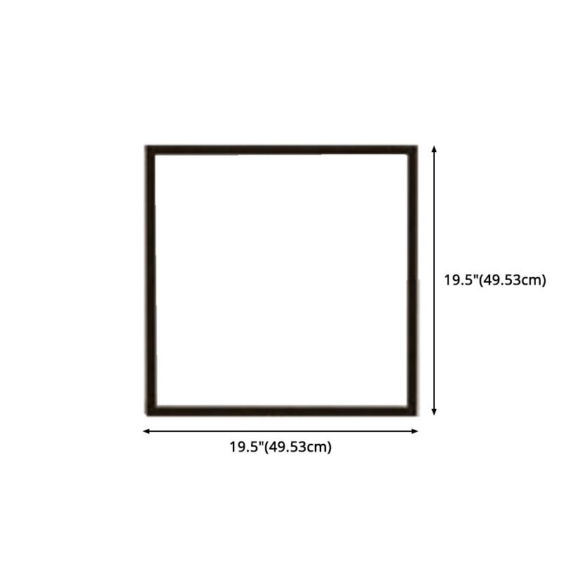 Zwart vierkante sconce verlichtingsarmatuur eigentijdse RGB metalen wandbevestiging verlichtingsarmatuur