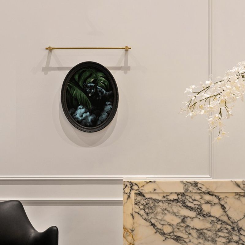 Minimalism Vanity Light Streamlined LED Wall Light Fixture in Gold for Bathroom