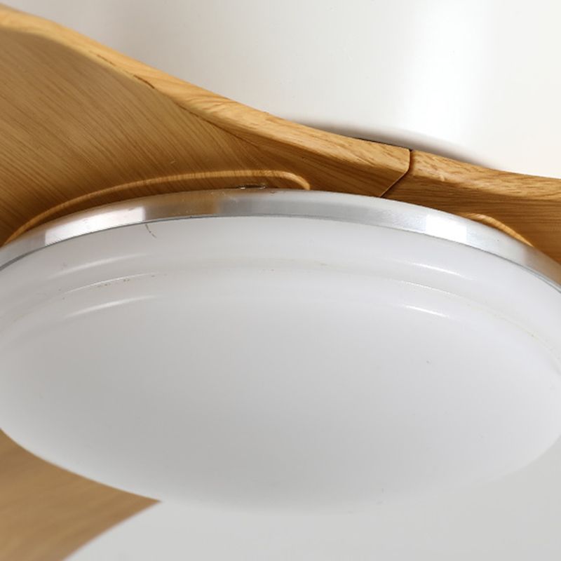 Geometry Ceiling Fan Light Kids Style Metal 1 Light LED Flush Light for Bedroom