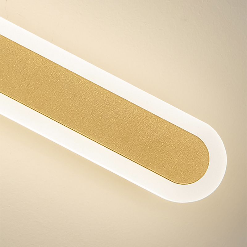 Linearer Schatten Metall Wandleuchter moderner Stil mit einer Lichtwandhalterung Leuchte