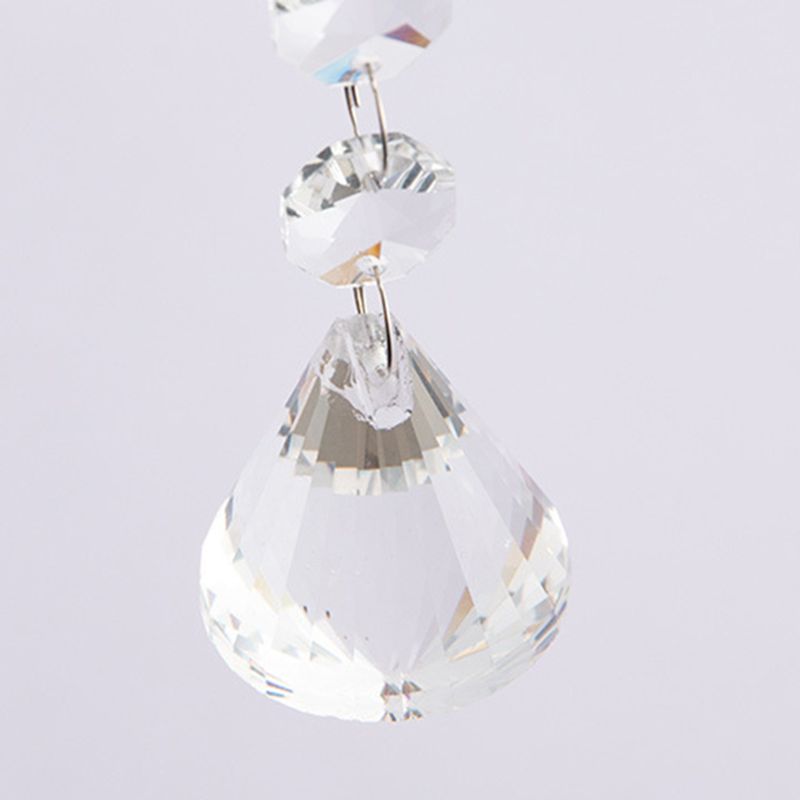 Ball Shade Crystal Wall Light Contemporary Wall Sconce Lighting for Living Room