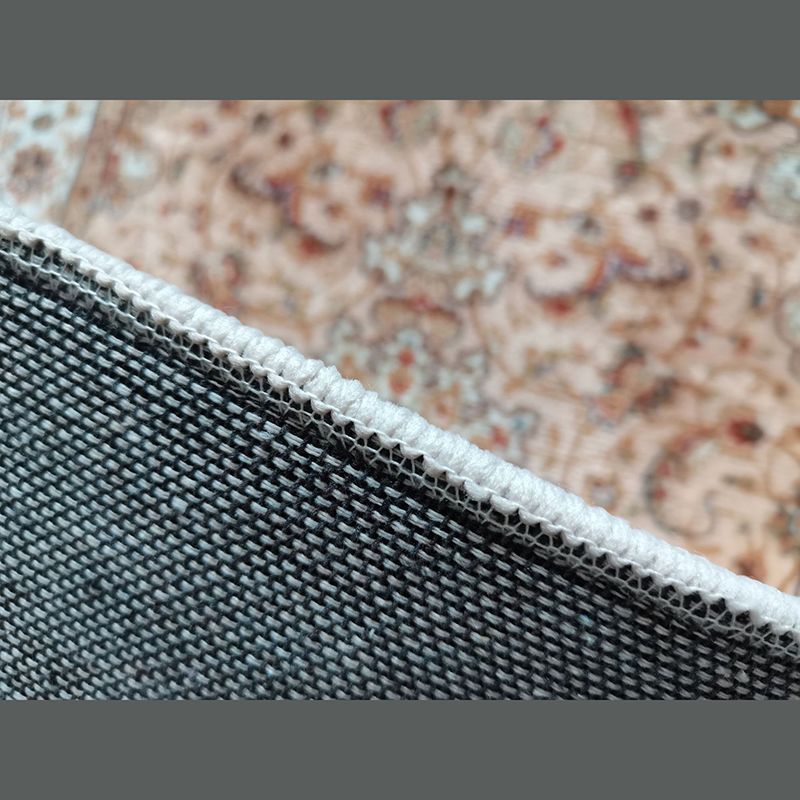 Bohemian Living Room tapis médaillon vert Polyester Polyester Anti-Split Intérieur tapis