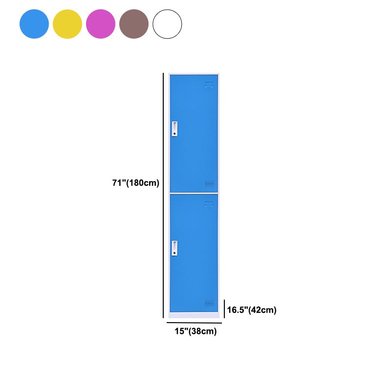Non-Hanging Storage Cabinet Contemporary Steel Wardrobe Armoire
