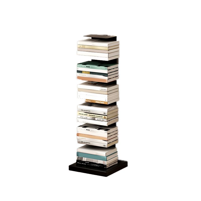Closed Back Book Shelf Stackable Steel Bookcase Shelves Included