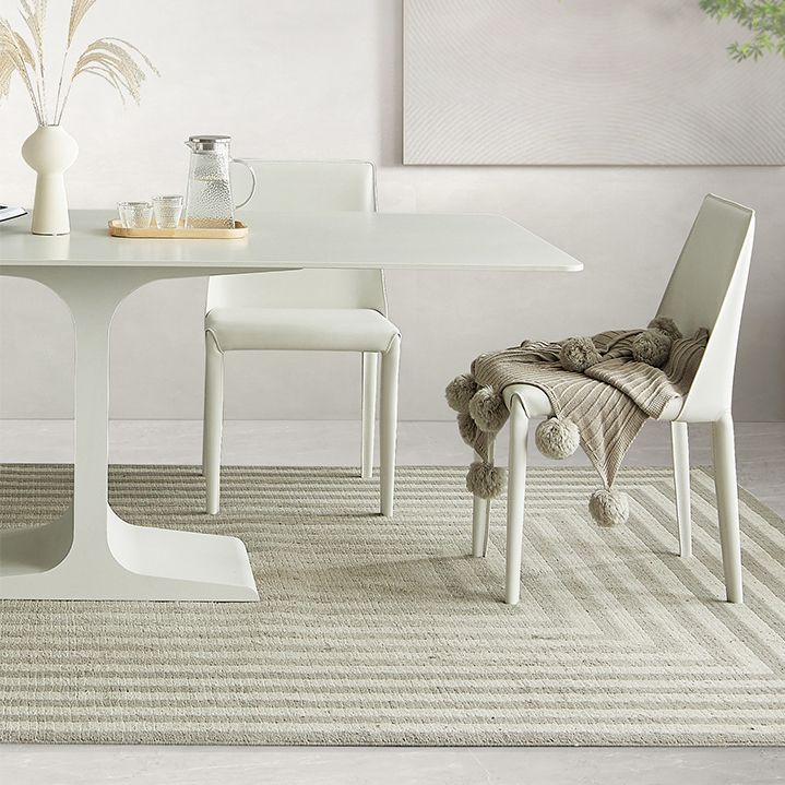 Modern Rectangle Stone Dining Table Set 1/4/5/7 Pieces Dining Set