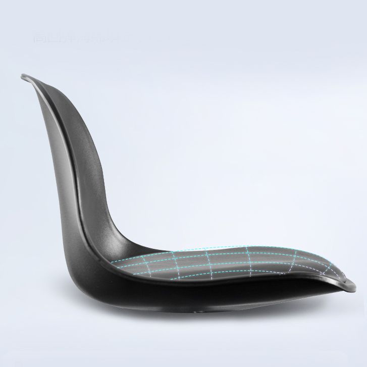 Contemporary Style Liftable Bar Stool Bucket Counter Bar Stool with Metal Legs