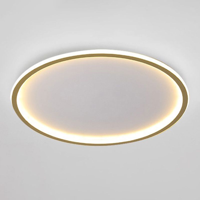 Zwart/Goud/Wit LED-plafondlamp Modern inbouwarmatuur