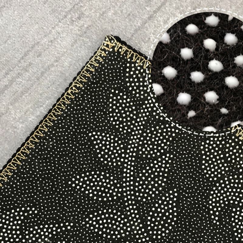 Tappeto moderno marrone scuro che miscela un tappeto a colori non slip tappeto per arredamento per la casa