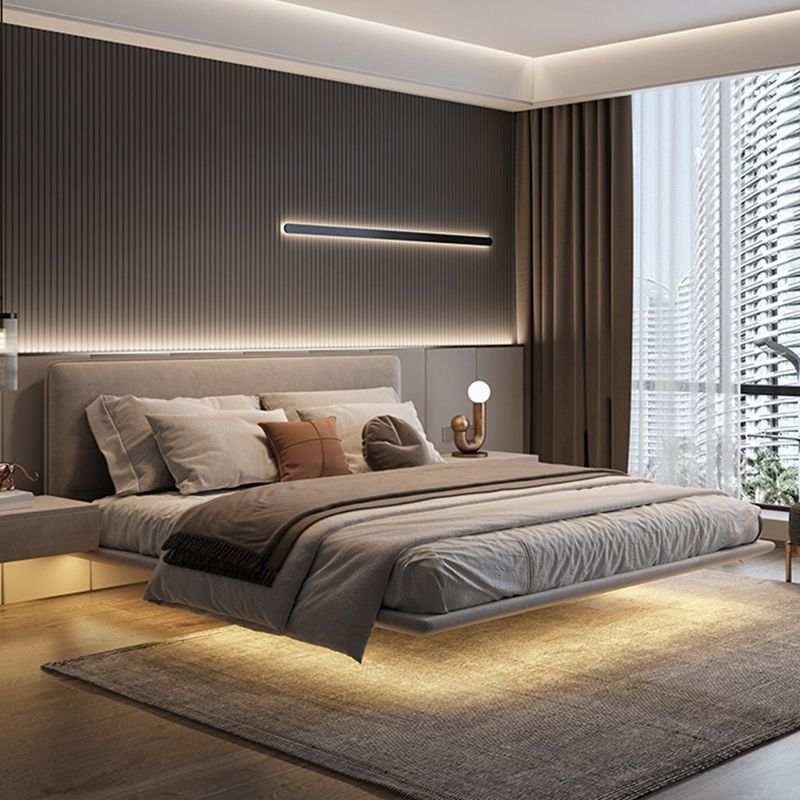 Mid-Century Modern Daybed Pine Wood Foam Rectangular Bed Frame for Home