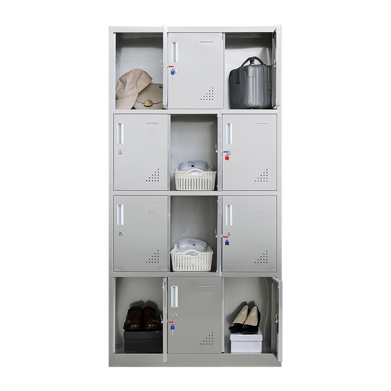 Metal Storage Cabinet for Bathroom Modern Cabinet with Hinged Doors