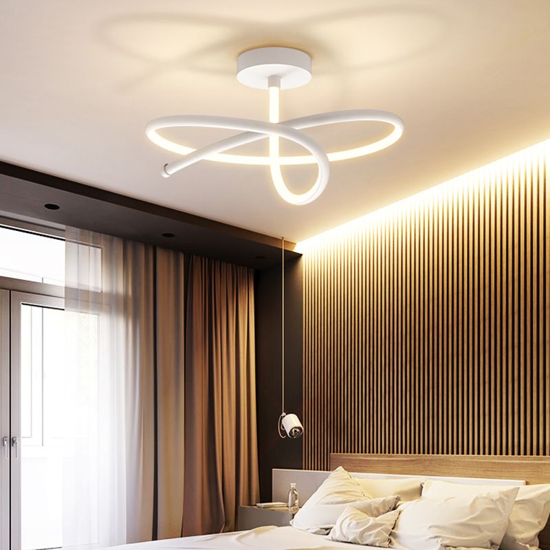 Nuevo Luces de techo LED lineales de estilo moderno, lámpara de montaje empotrado