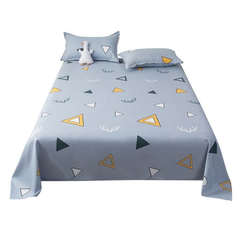 Cartoon Printed Bed Sheet Polyester Twill Non-Pilling Fade Resistant Sheet