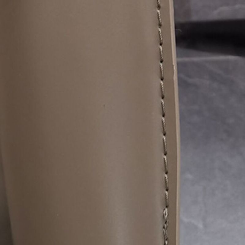 Upholstered Dining Room Chair Modern Style Faux Leather Arm Chair