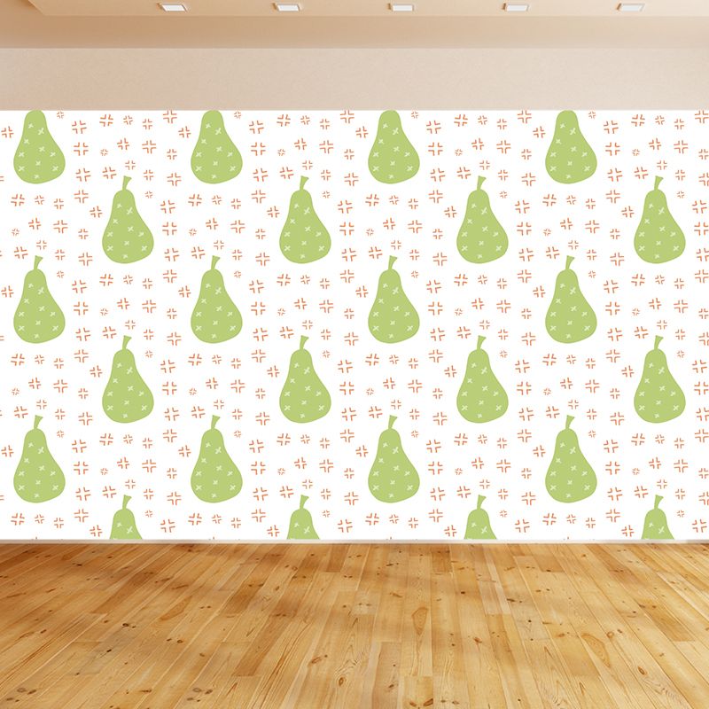 Extra Large Pears Mural Wallpaper Decorative Contemporary Living Room Wall Covering