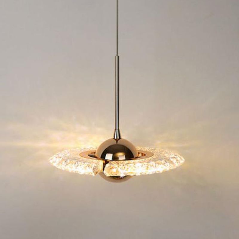 Zeitgenössisches Schlafzimmer im Mini -Anhänger Acrylhänge Deckenlicht mit 2 Lichtern