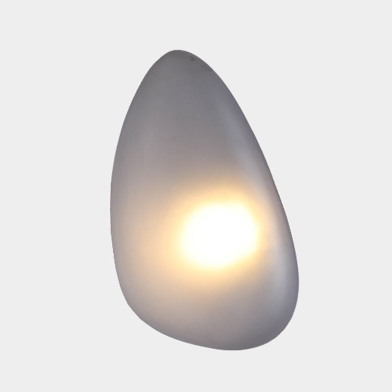 Simple Glass Sconce Light Fixtures One Head Modern Geometric Wall Lamp for Bedroom