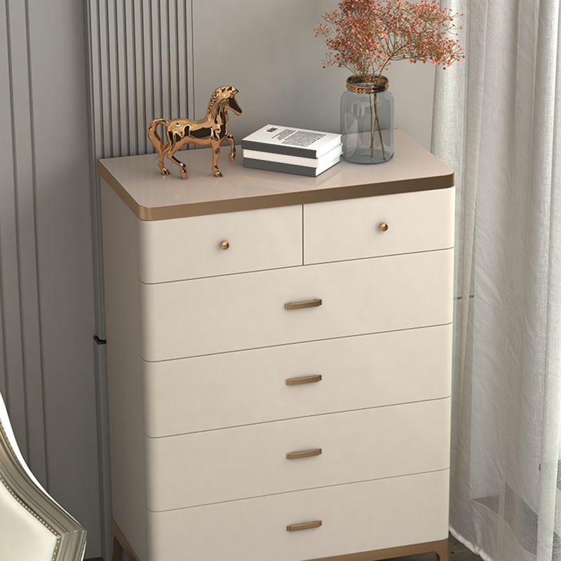 Classic Glam Solid Wood Lingerie Chest Vertical Storage Chest for Bedroom