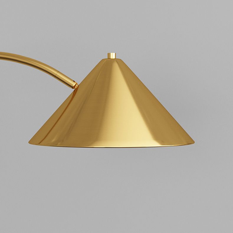 Noordse stijl metalen vloerlamp ijzeren tint bol vloerlicht met theetafel voor slaapkamer