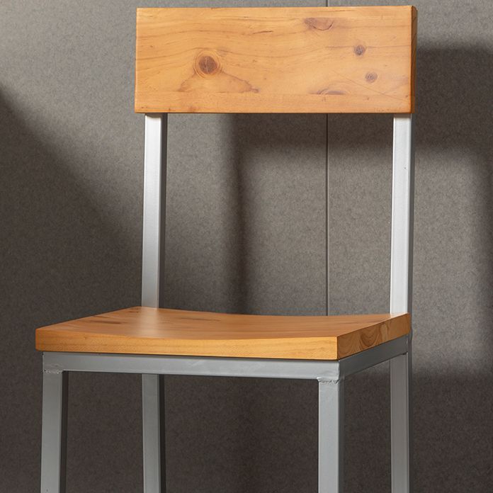 Industrial Dining Table Set 1/4/5/6 Pcs Solid Wood Dining Table and Chairs