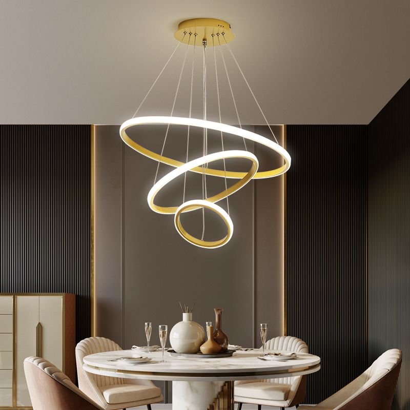 Contemporary Chandelier Lighting Fixture Multi-tier Chandelier Pendant Light for Bedroom