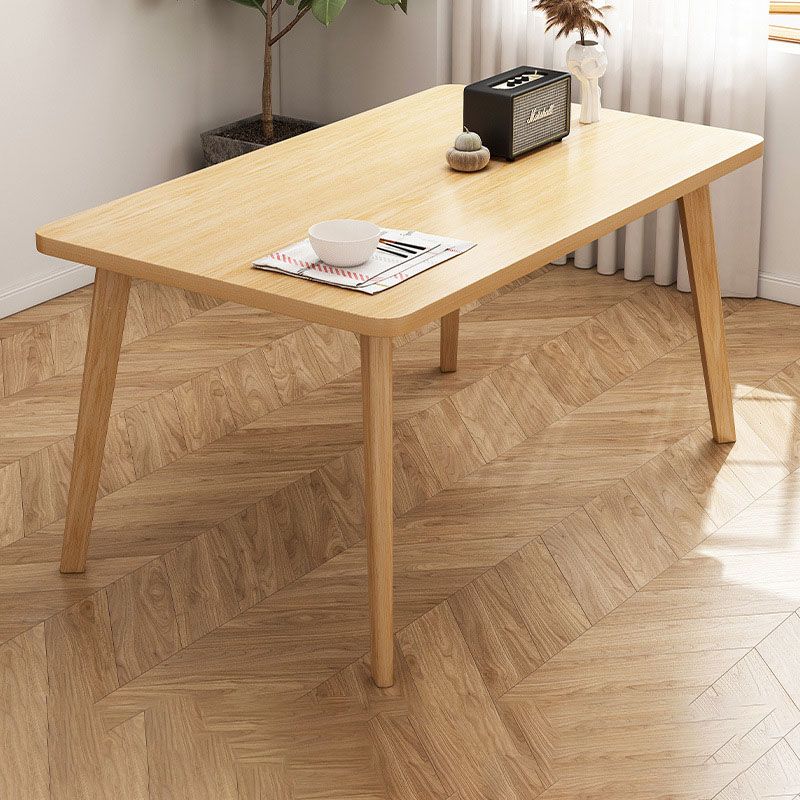 4 Legs Dining Table Solid Wood Dining Furniture for Dining Room