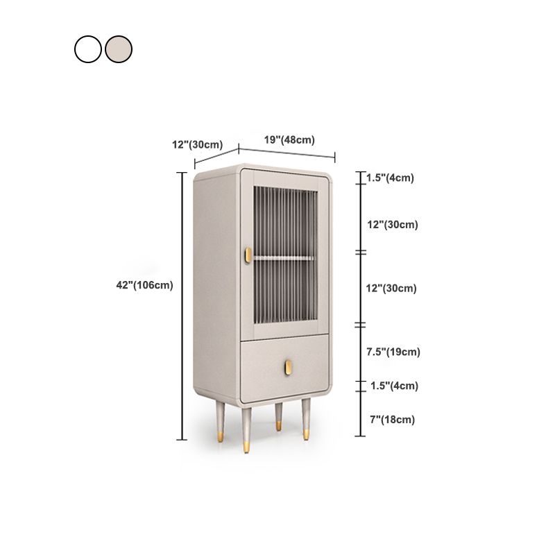 Modernes Standard -Bücherregal Back -Bücherregal mit Schubladen und Tür