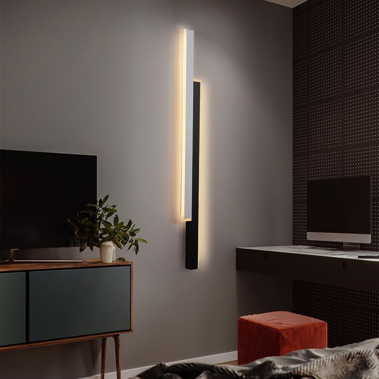 Lampada di scarpe con foglie rettangolari moderne sconde acriliche in stile minimalista