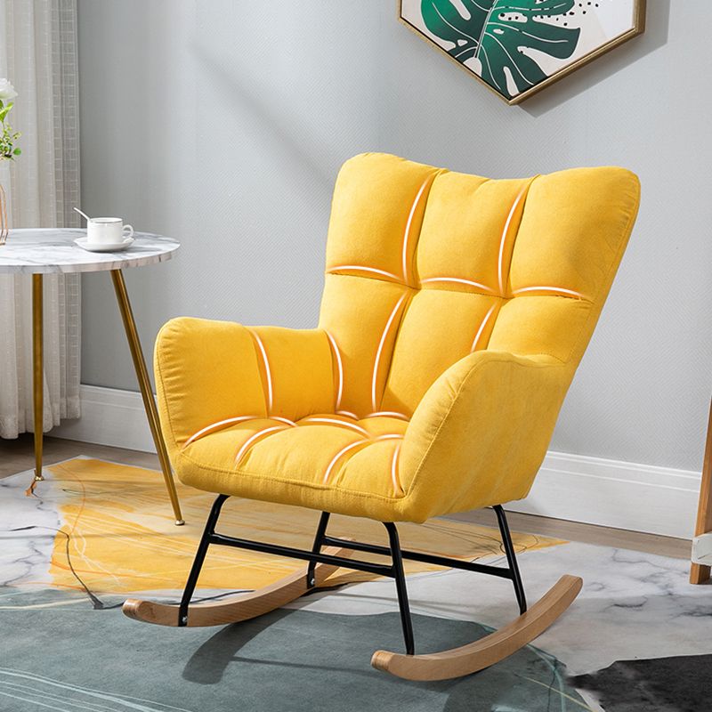 Simple Nordic Style Rocking Chair Balcony Lounge Recliner Sofa Rocking Chair